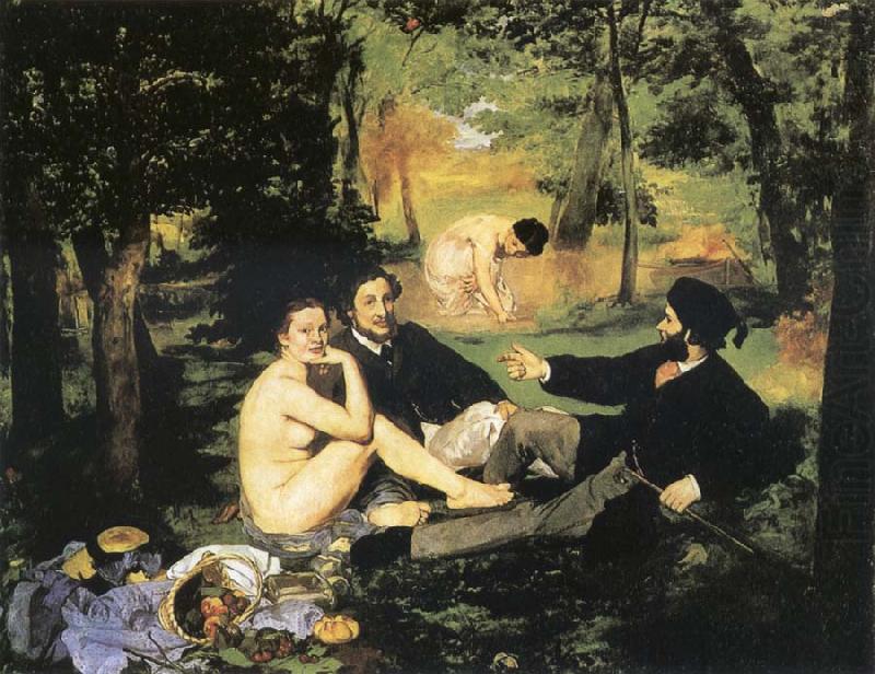 Dejeuner sur l-herbe, Edouard Manet